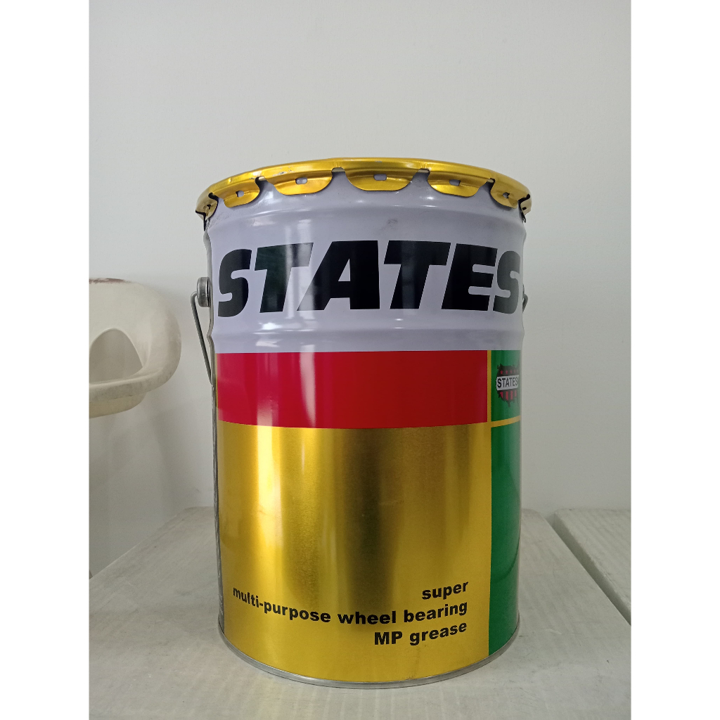 GREASE STATES PAIL MPX @ 16 KG - TUTUP EMAS BARANG DI JAMIN ORI 100%