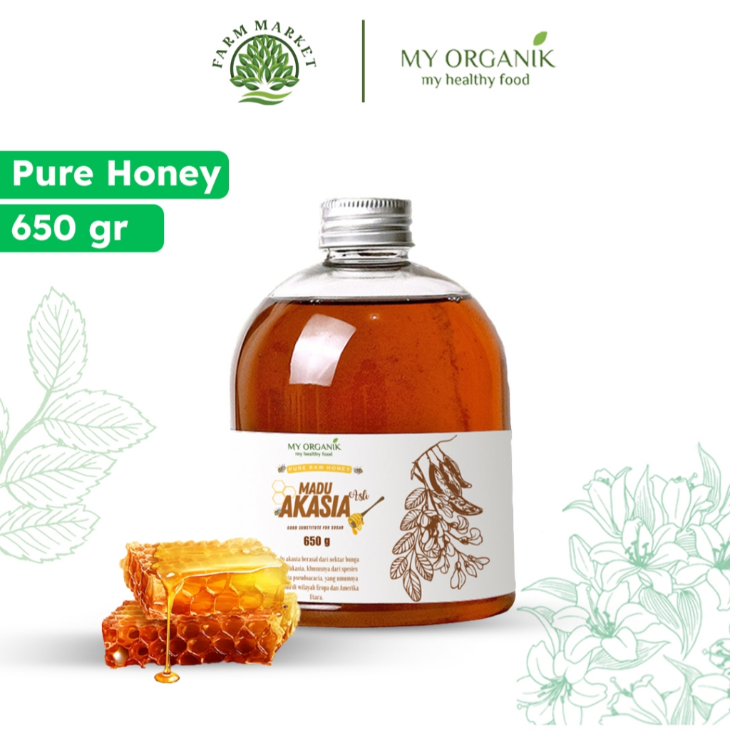 

Madu Murni Akasia 650 Gr Raw Honey Asli 100% Original Tanpa Campuran Asli Premium