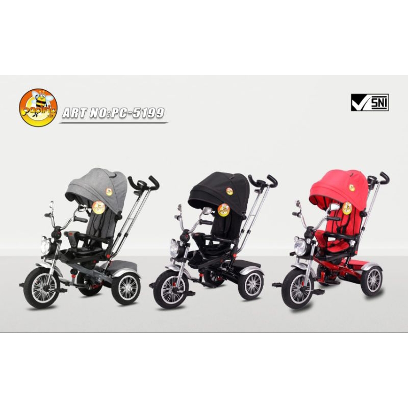 Sepeda Roda Tiga PC 5199 Tricycle Pacific Sepeda Anak