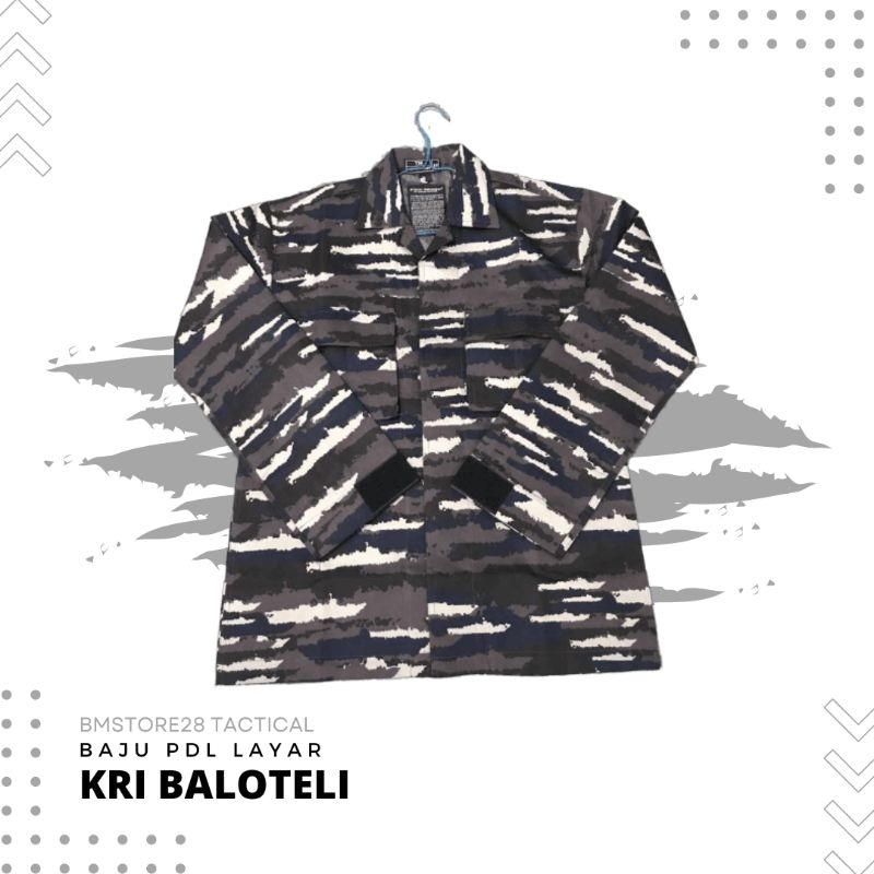 BAJU PDL LAYAR KRI TNI AL BALOTELY
