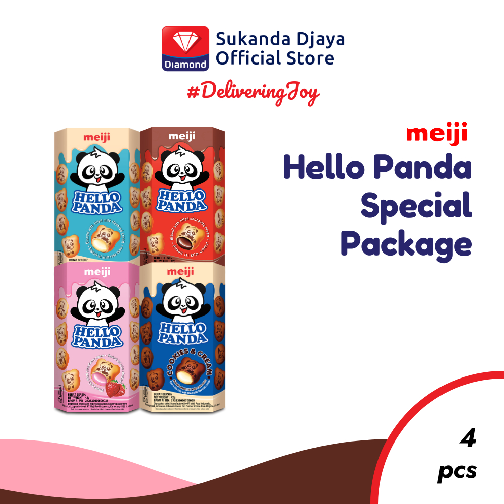 

Meiji Hello Panda Biskuit Special Package Snack Ringan (4 Variants)