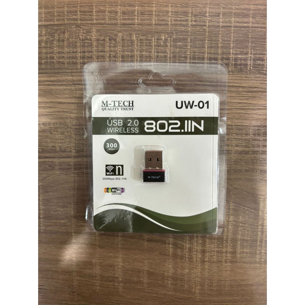Mtech UW-01 USB Wifii 2.0 WLAN Dongle Adapter 802.11n 300 Mbps