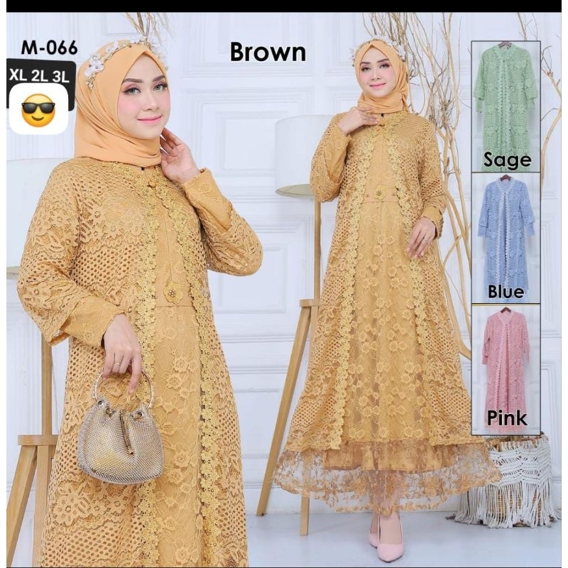 Gamis I'xora rompi lepas full broklat