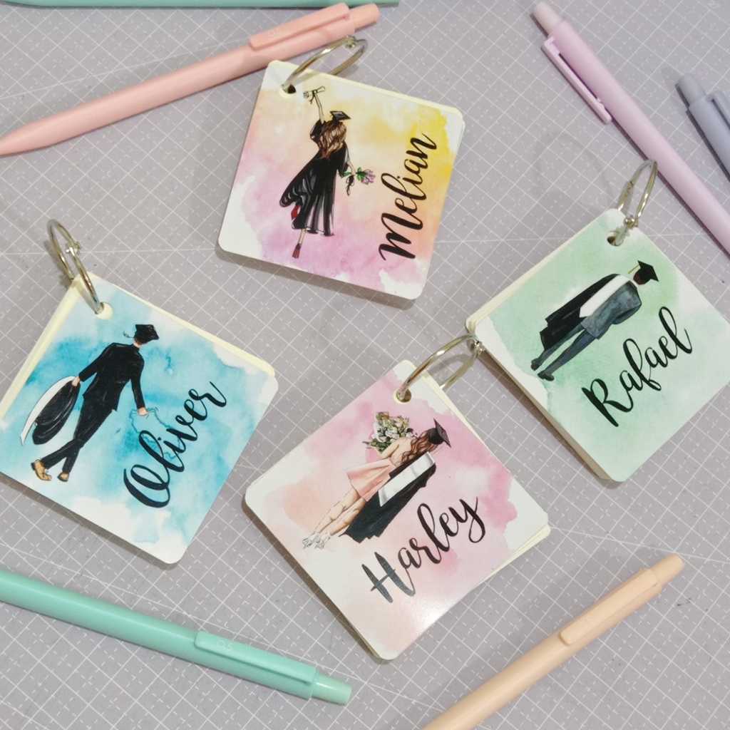 

80 sheets Mini Memopad custom | memo pad graduation gift