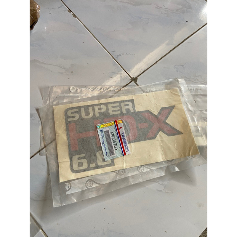 STIKER HDX 6.6 MITSUBHSI CANTER ORIGINAL