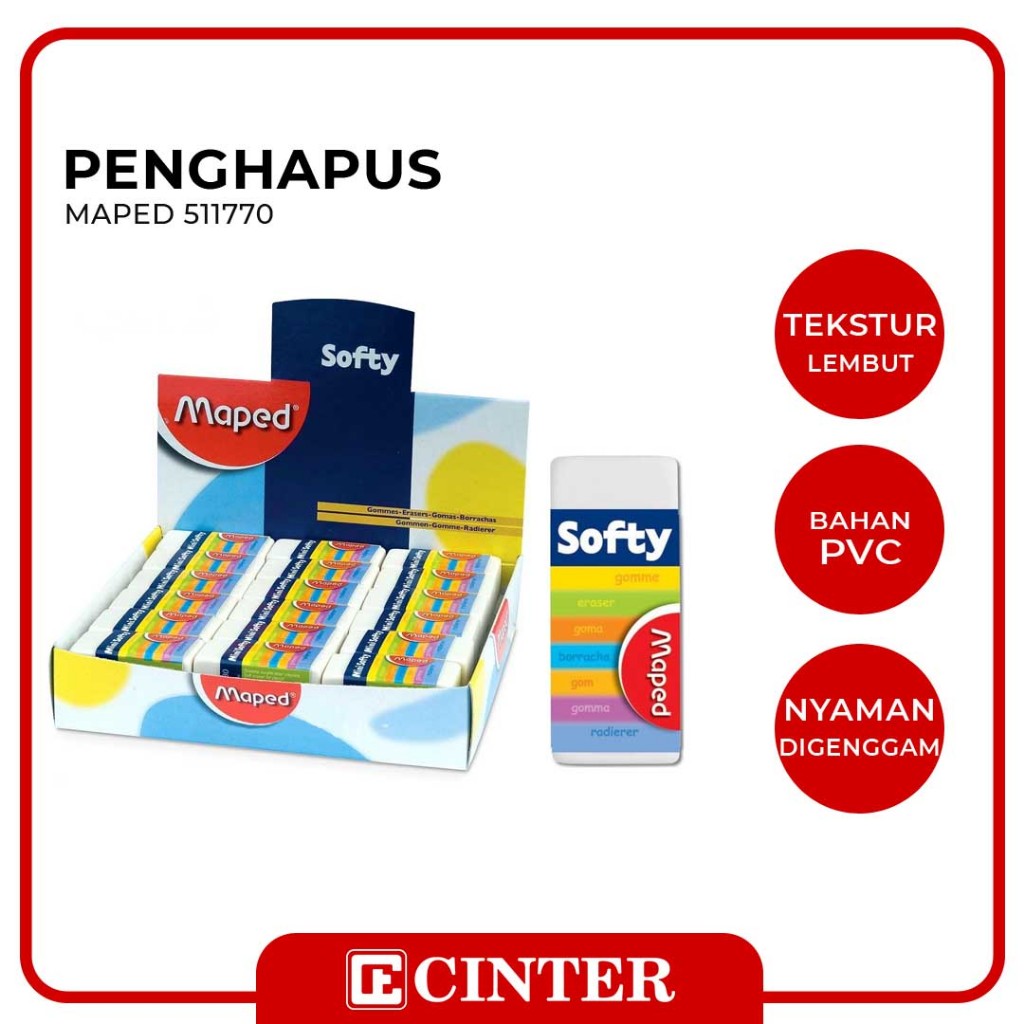 

MAPED - PENGHAPUS PENSIL / ERASER SOFTY 511770