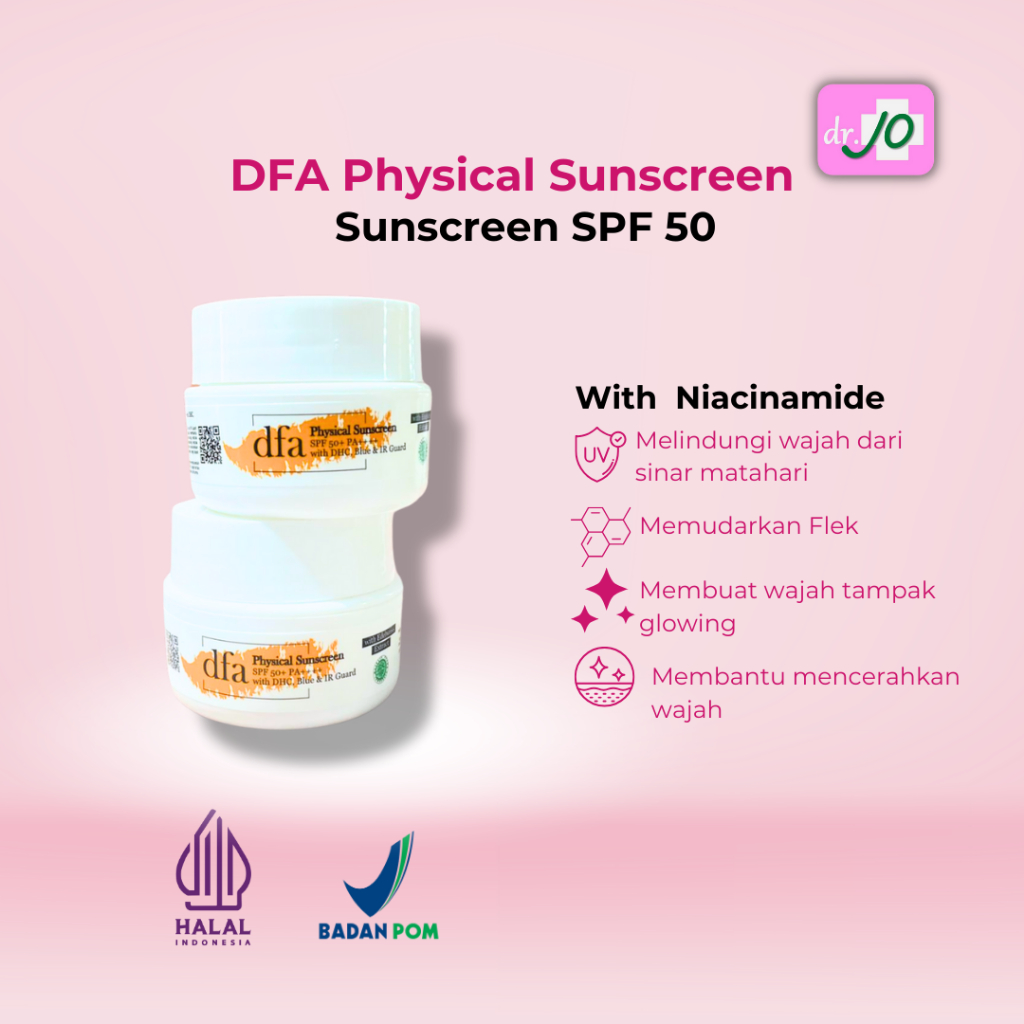SUNSCREEN DFA WHITENING | SUNSCREEN WHITENING | DFA WHITE | DFA ACNE