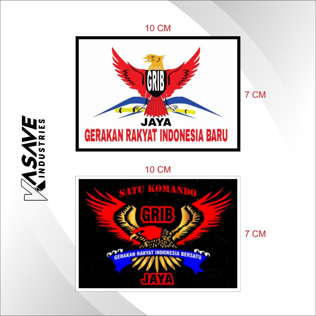 

STIKER GRIB JAYA KOTAK ANTI AIR / STIKER ORMAS / STIKER MOTOR