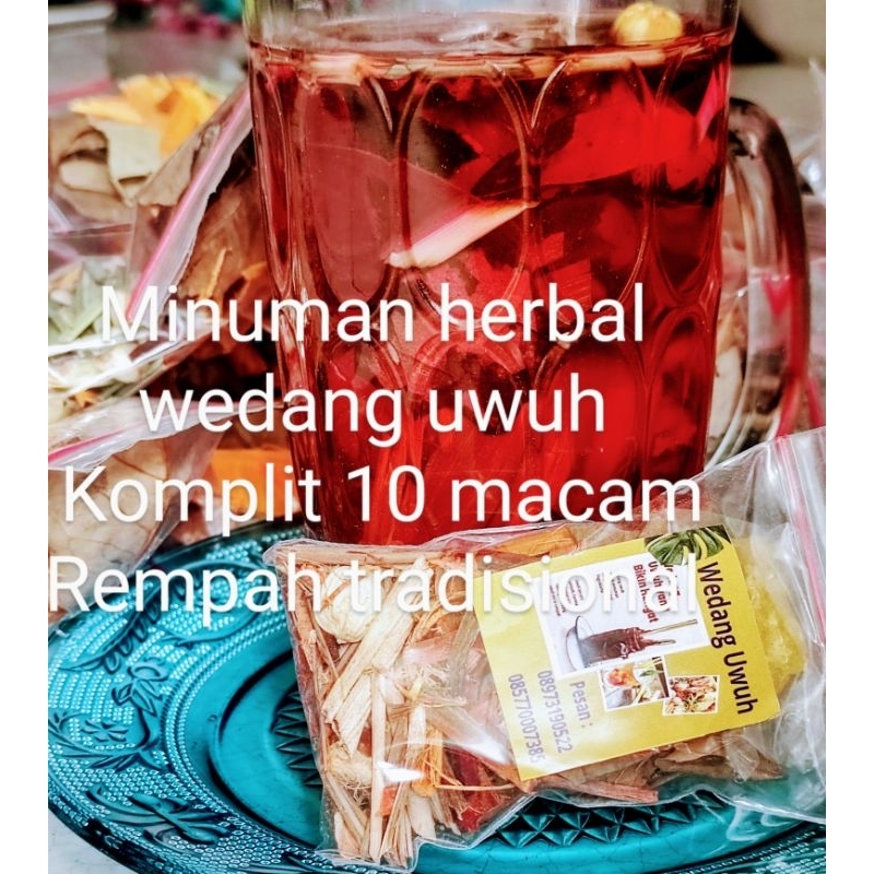 

wedang uwuh seduh komplit