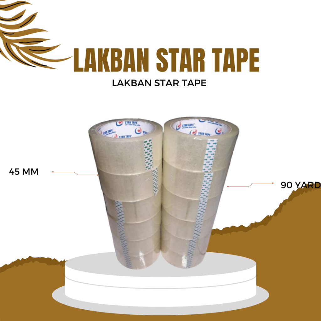 

1 PACK [ISI 6 PCS] LAKBAN BENING STARTAPE