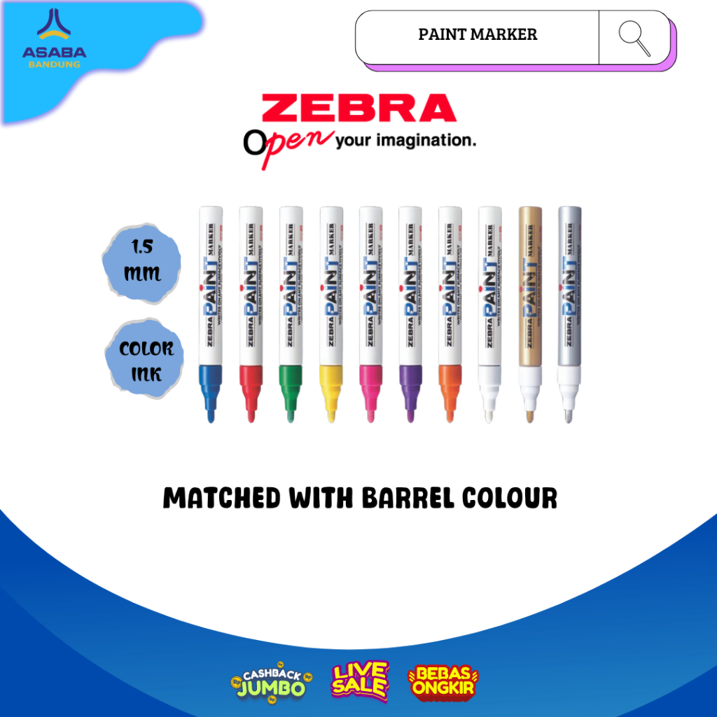 

Asaba Bandung - Zebra Paint Marker