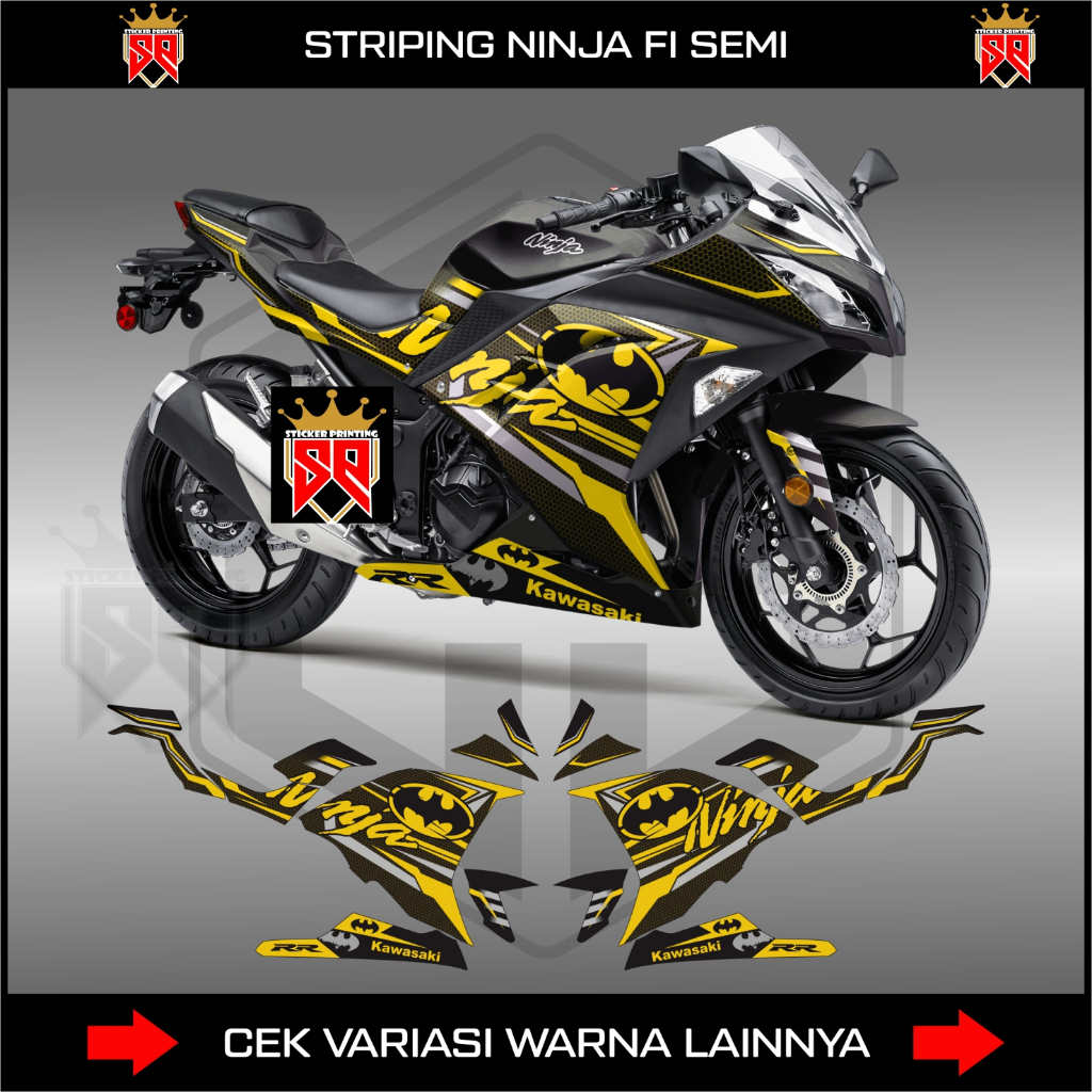 STRIPING NINJA FI 250 / DECAL STICKER NINJA 250 FI SE OLD