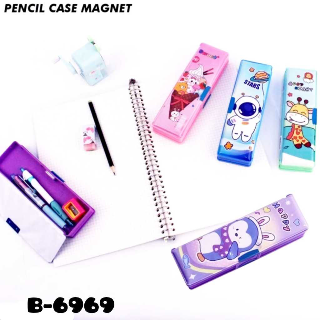 

V2_Tempat Pensil Magnet Karakter 2 Sisi / Kotak Pensil Magnet B-6969