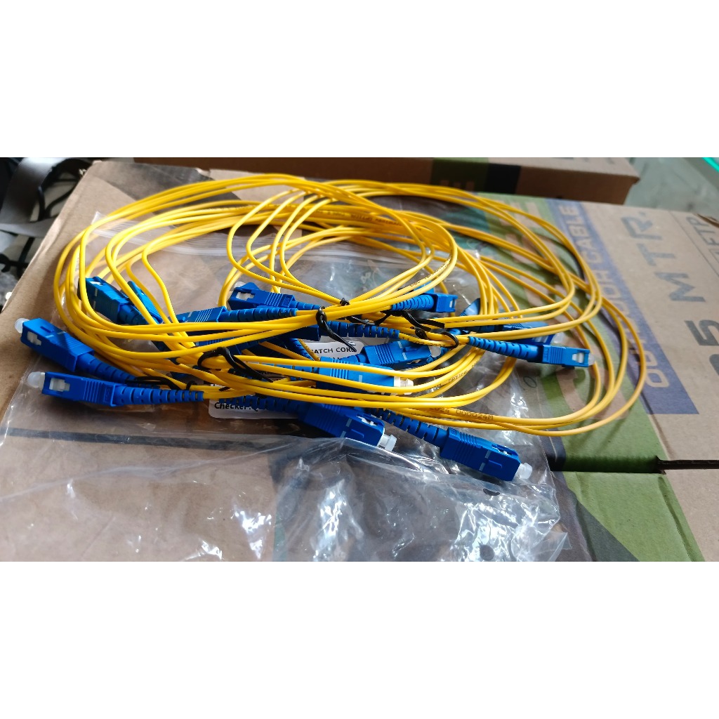 KABEL PACTHCORD SC/UPC 1 METER 1 BUNGKUS 10 PC - 2MM