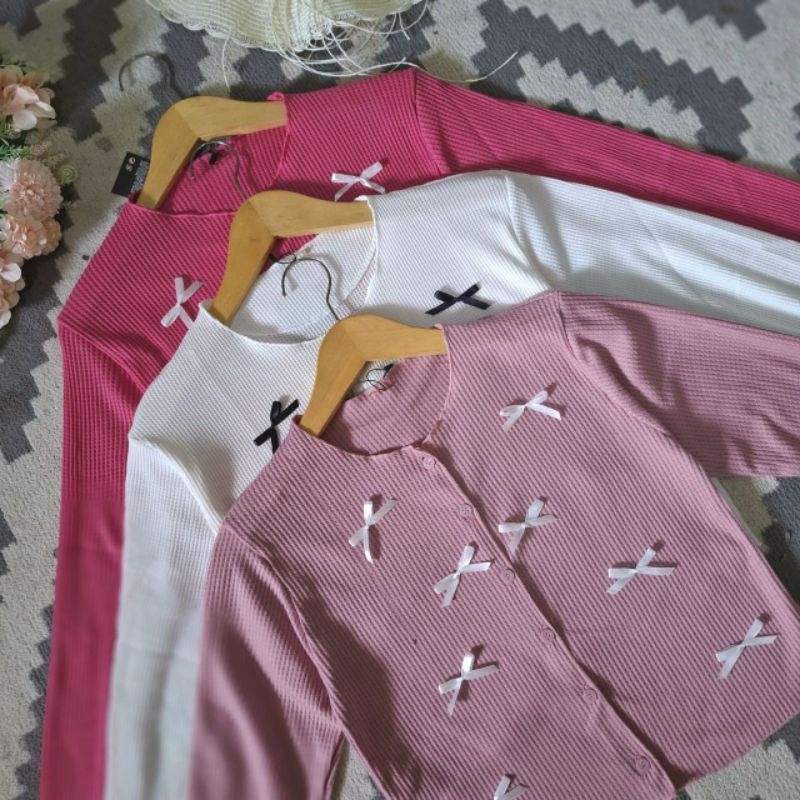 Cardigan korean style | Baju Coquette | Cardigan Coquette | Cardigan Crop | Cardigan Rajut | Cardiga