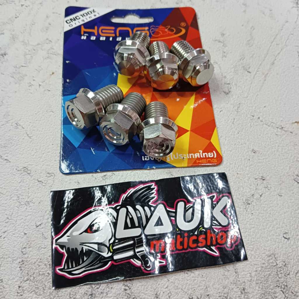 Baut probolt pembuangan tap oli mesin bawah mio nouvo soul beat scoopy vario 125/150 original heng t