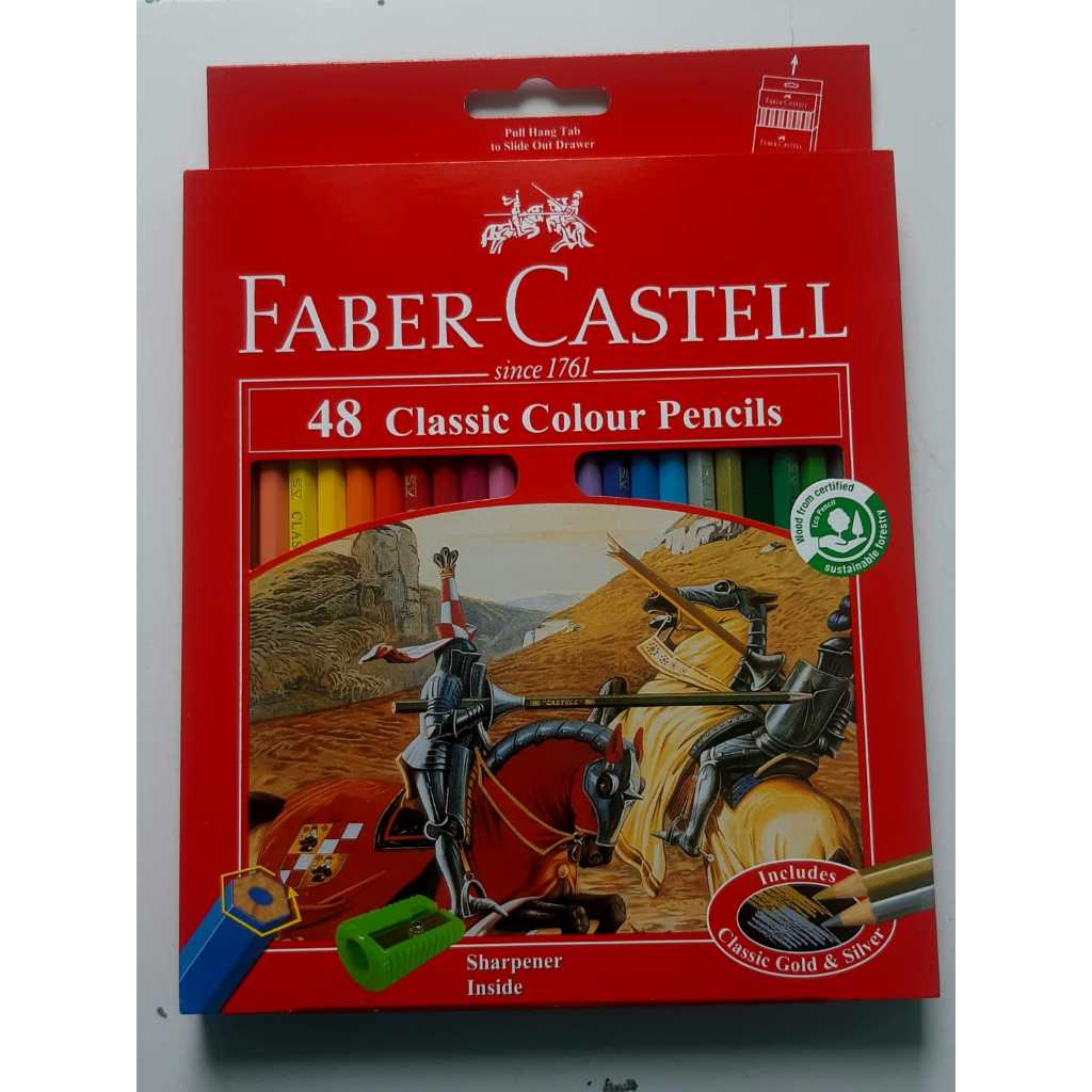 

Pensil Warna Faber-Castell 48 Classic Colour Pencils Long Set 48 untuk Hasil Seni yang Memukau