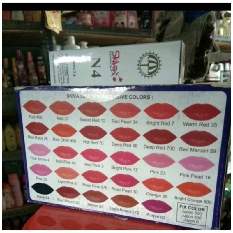 Lipstik skiva 1 kotak / 12 pcs