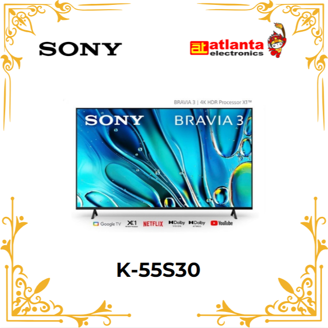 SONY Bravia 3 LED 4K HDR Google TV 55 Inch K-55S30
