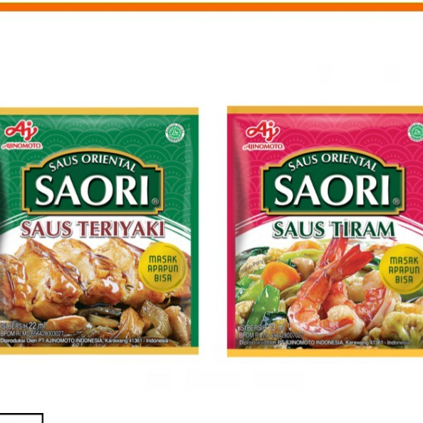 

SAORI SAUS TERIYAKI / TIRAM 22ML / 22 ML