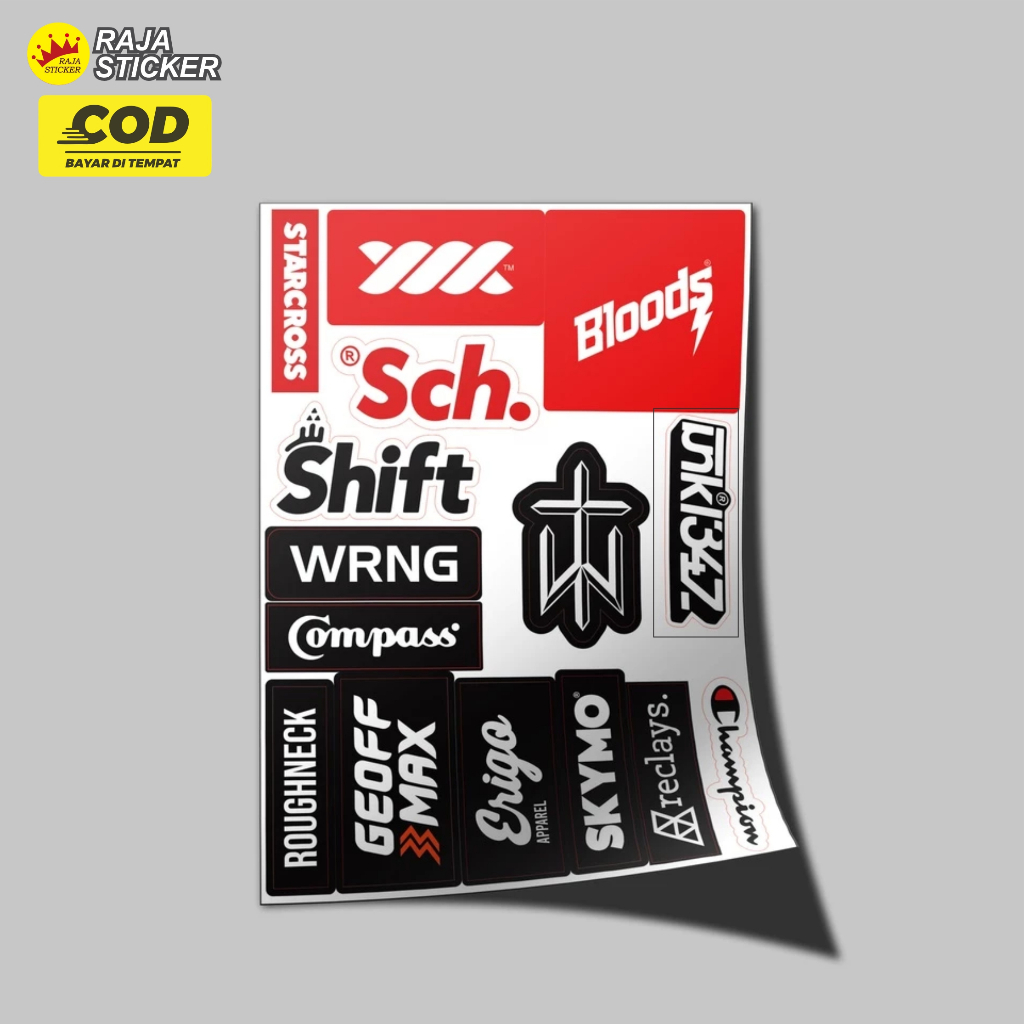 

STIKER PACK - 15pcs BRANDLOKAL - STIKER AESTHETIC - STIKER LAPTOP, HELM, SOFTCASE, TUMBLER