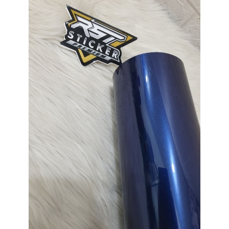 SKOTLET MOTOR BUNGLON STICKER MOONLIGHT BLUE SKOTLET HITAM LEMBAYUNG BIRU MIDNIGHT BLUE