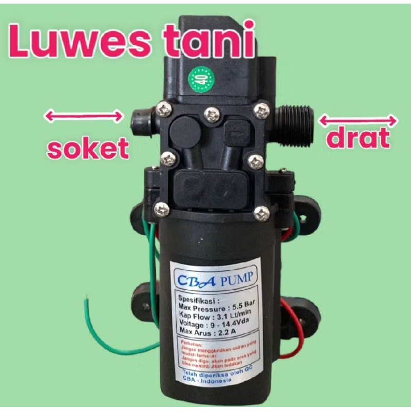 Dinamo CBA (DRAT - SOKET) PUMP SPRAYER CBA type 3