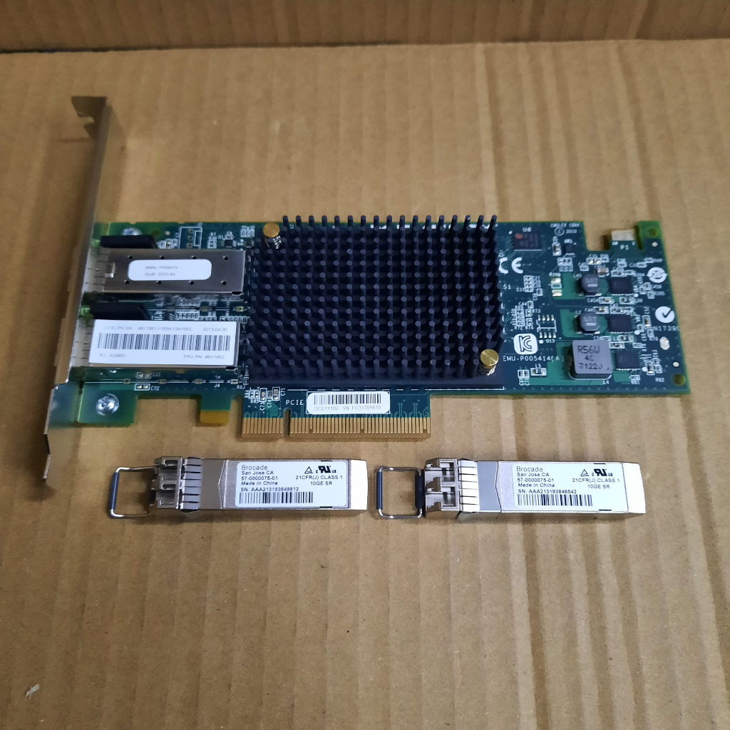 Sfp card Emulex OCe11102 10Gbps Dual Port LAN Card Adapter 10G SFP+ 10Gb Cna dual