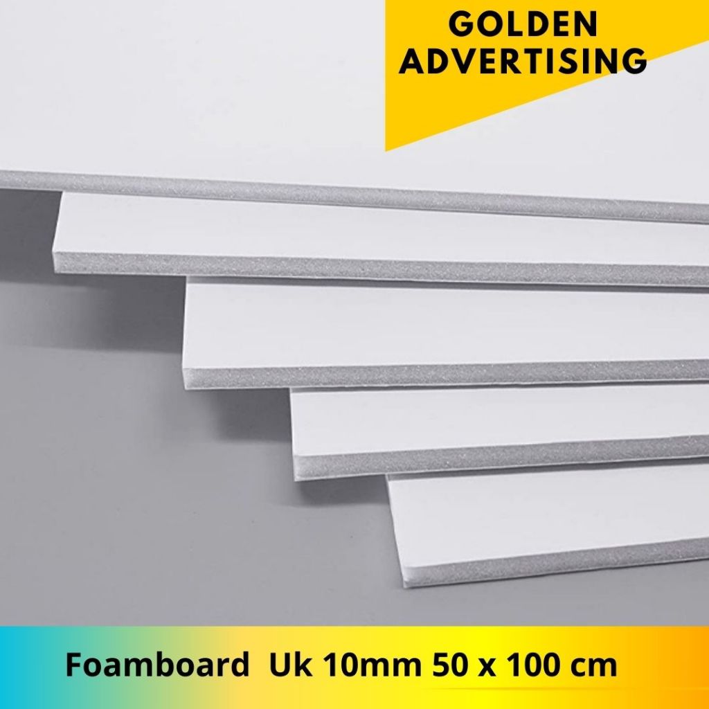 Foam board 10mm 50 x 100 cm