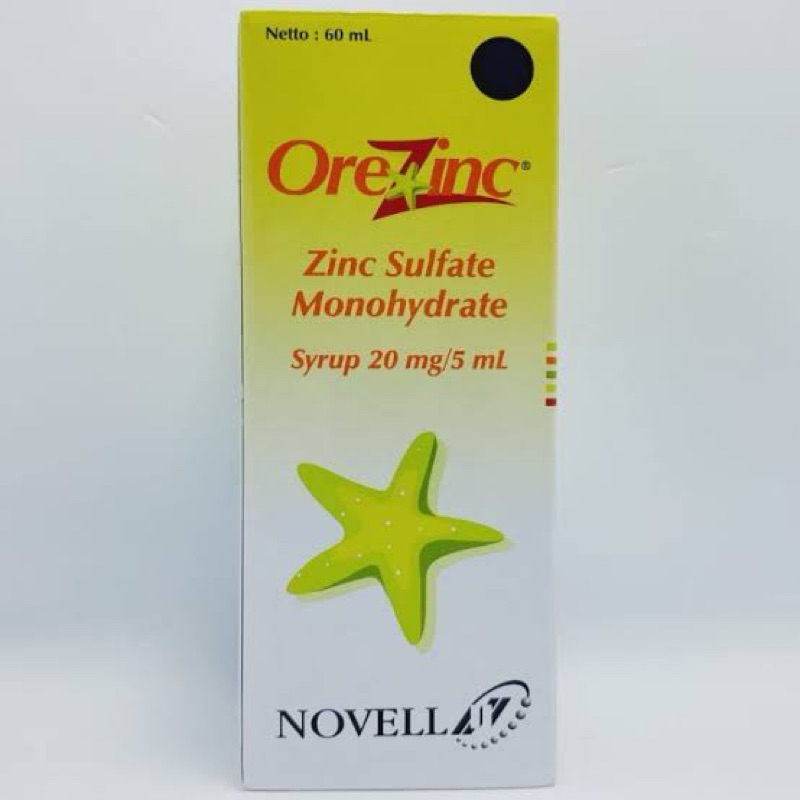 

Orezinc Sirup 60Ml / Botol