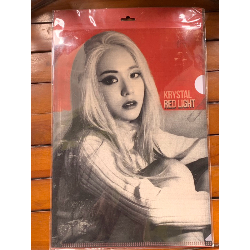 Krystal Jung Official Merchandise SM f(x) Krystal Red Light Clearfile