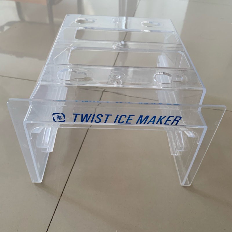 Rumah Twist Ice Maker Cetakan Es Batu Putar untuk Kulkas