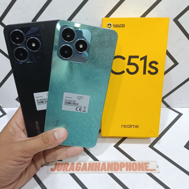 Realme C51s Ram 6/128GB Hp Second Bekas Fullset