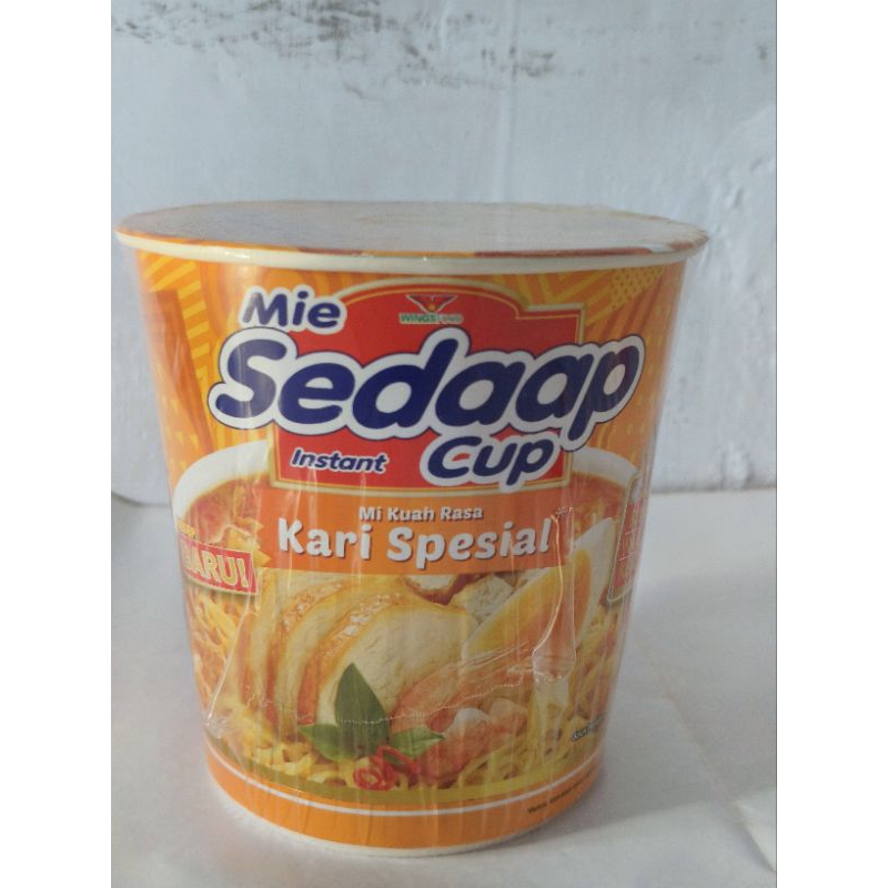 

MIE SEDAAP CUP RASA KARI SPESIAL 81GR