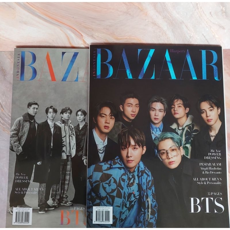 Ready stock BTS Harper's Bazaar Indonesia Official Magazine Januari/Februari 2022 unsealed