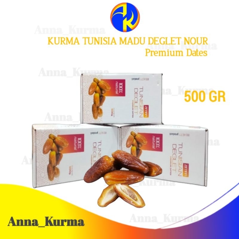 

Kurma Tunisian Madu Zifara Deglet Nour 500 gr Premium Dates