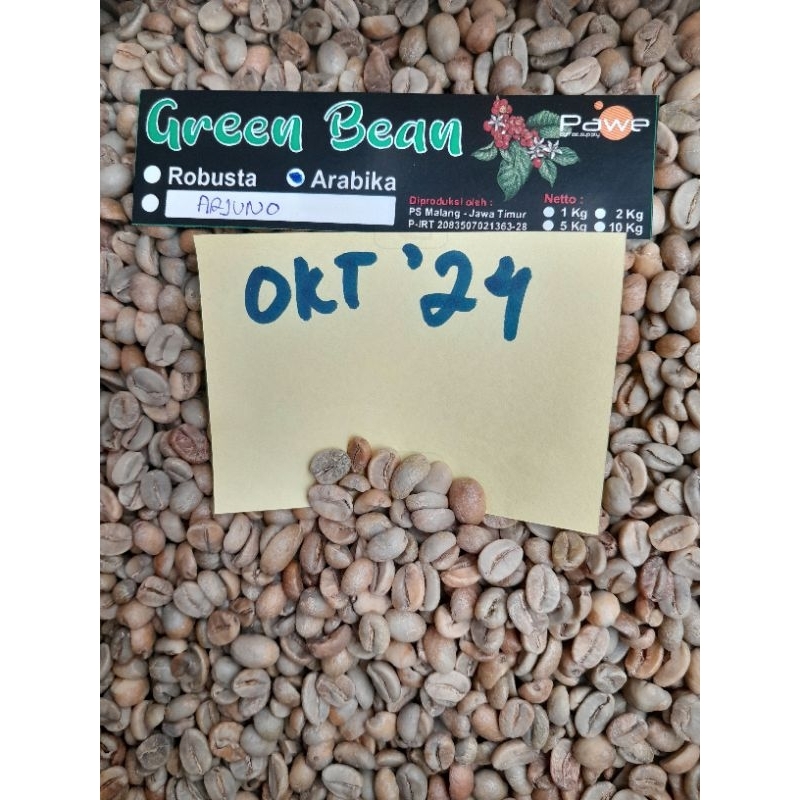 

Green Bean Arabika Arjuno Natural Grade A1