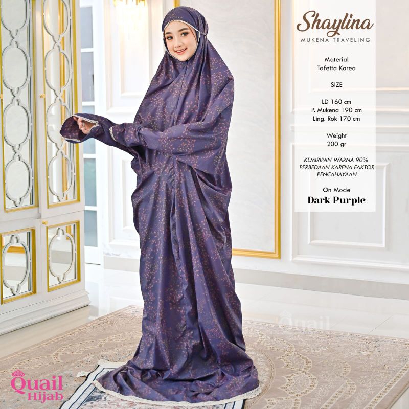 Shaylina Mukena Terusan Travelling QuaiL Hijab