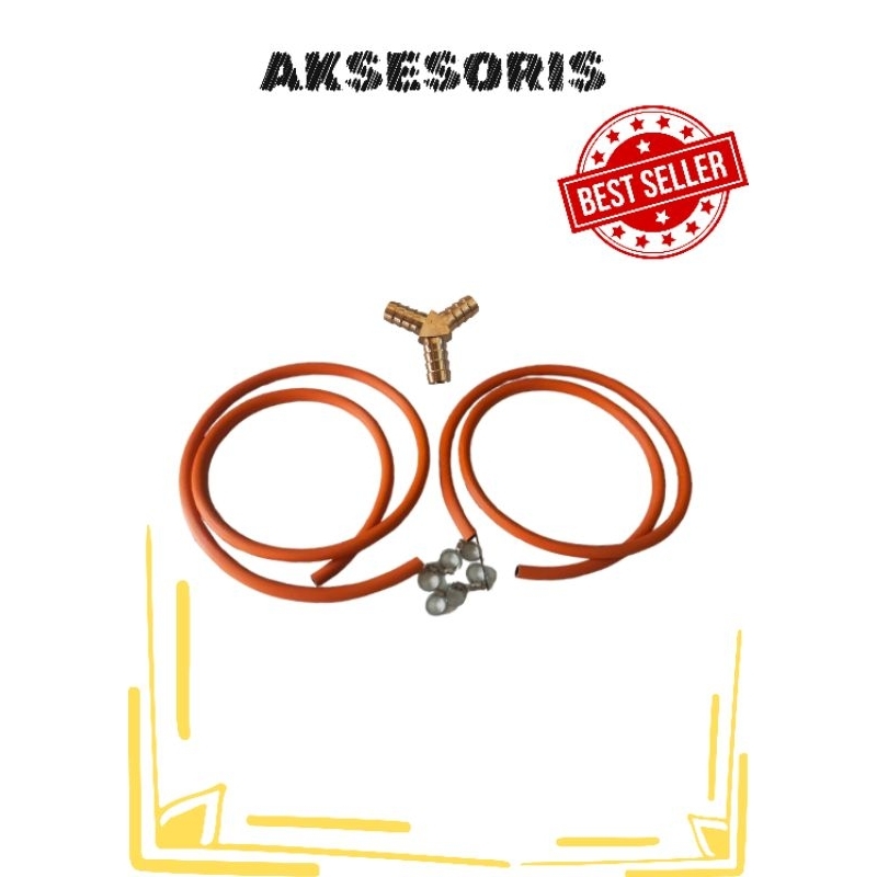 SELANG GAS BERCABANG / SELANG KOMPOR BERCABANG / SELANG GAS CABANG