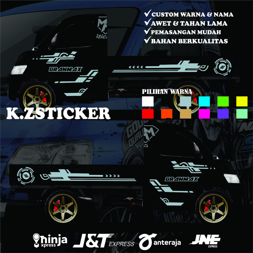 STICKER MOBIL PICK UP GRANMAX STICKER MOBIL DAIHATSU GRANMAX