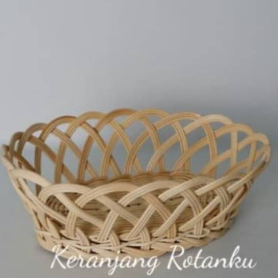 Terbaik Keranjang rotan wadah buah  Snack kecil