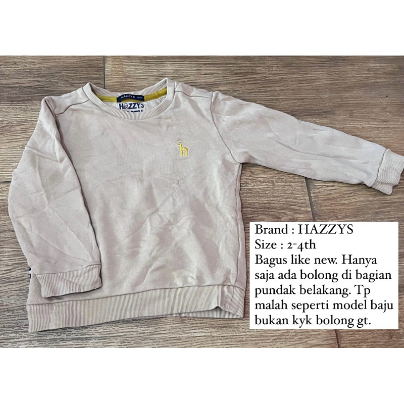 Crewneck anak HAZZYS 2-3th