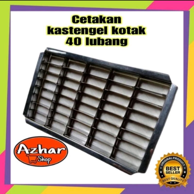 CETAKAN KASTENGGEL KOTAK/BINGKAI KUE KERING NASTAR BERBAGAI MOTIF,