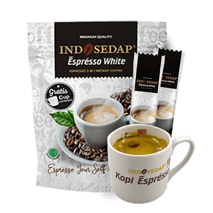 

Indosedap Espresso White - Pouch