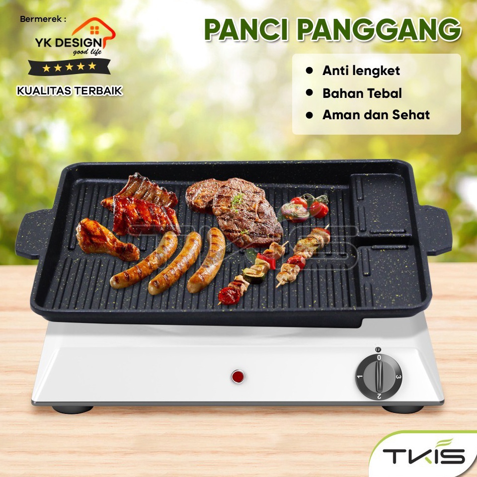 Top Sale Alat Pemanggang Yakiniku Grill Pan Barberque Grill Pan BBQ Nonstick YK DESIGN YK817