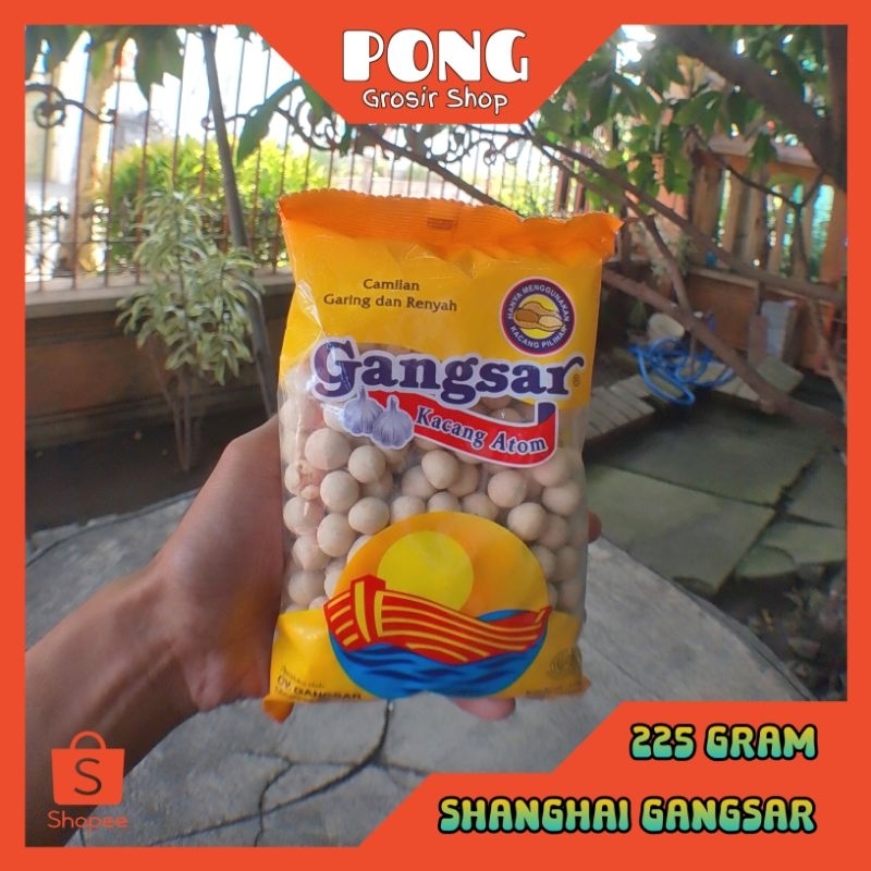 

Kacang Atom Shanghai GANGSAR Premium BAWANG 225 gram