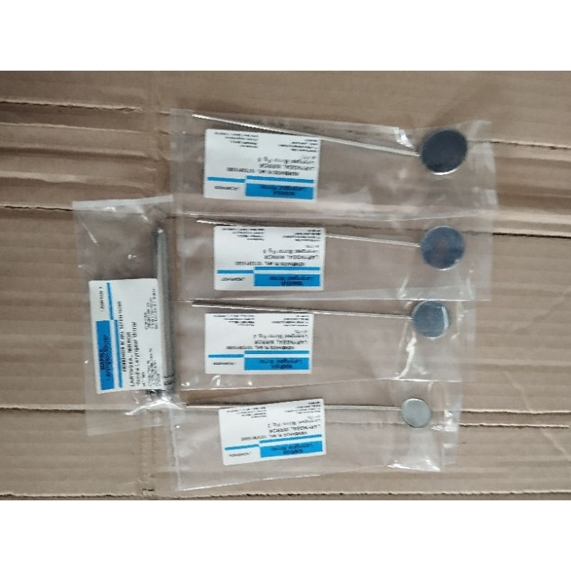 handle dengan kaca laring /kaca mulut  1set marwa