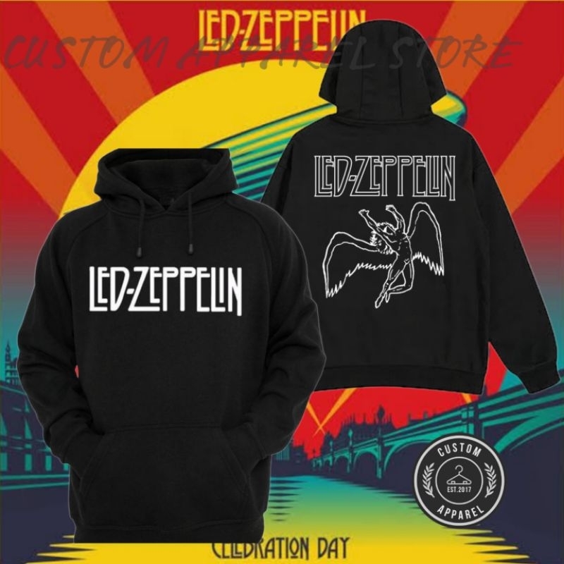 Jaket Sweater Hoodie Band Music Led Zeppelin
