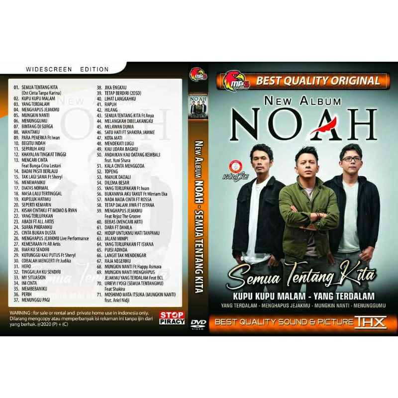 kaset Mp5 karoeke noah - Best album