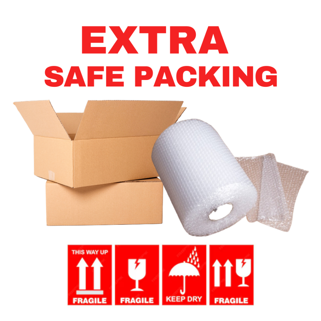 

EXTRA SAFETY PACKING - Tambahan Kardus + Bubble Wrap